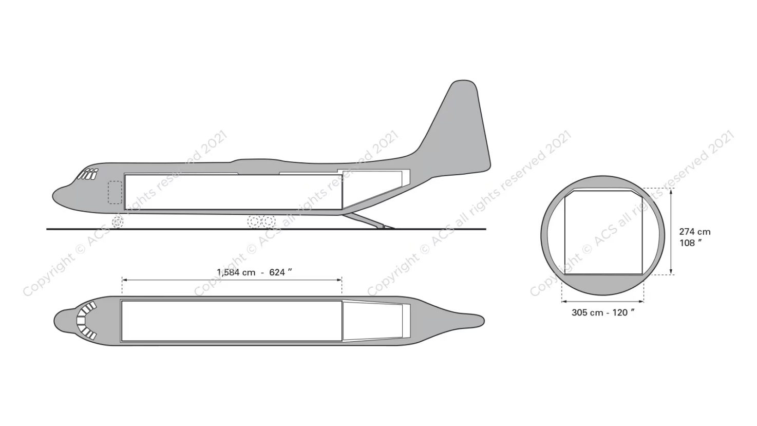 洛克希德L-100-30大力神 - ACS艾尔环球包机